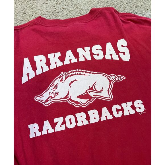 Arkansas Razorbacks Long Sleeve Vintage Shirt - Picture 2 of 10